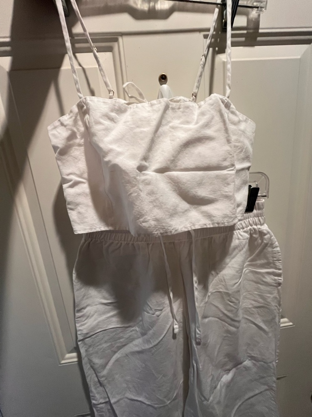 Victoria's Secret Like New White Linen Lounge/Beach pants and Top (Small) - Picture 4 of 8